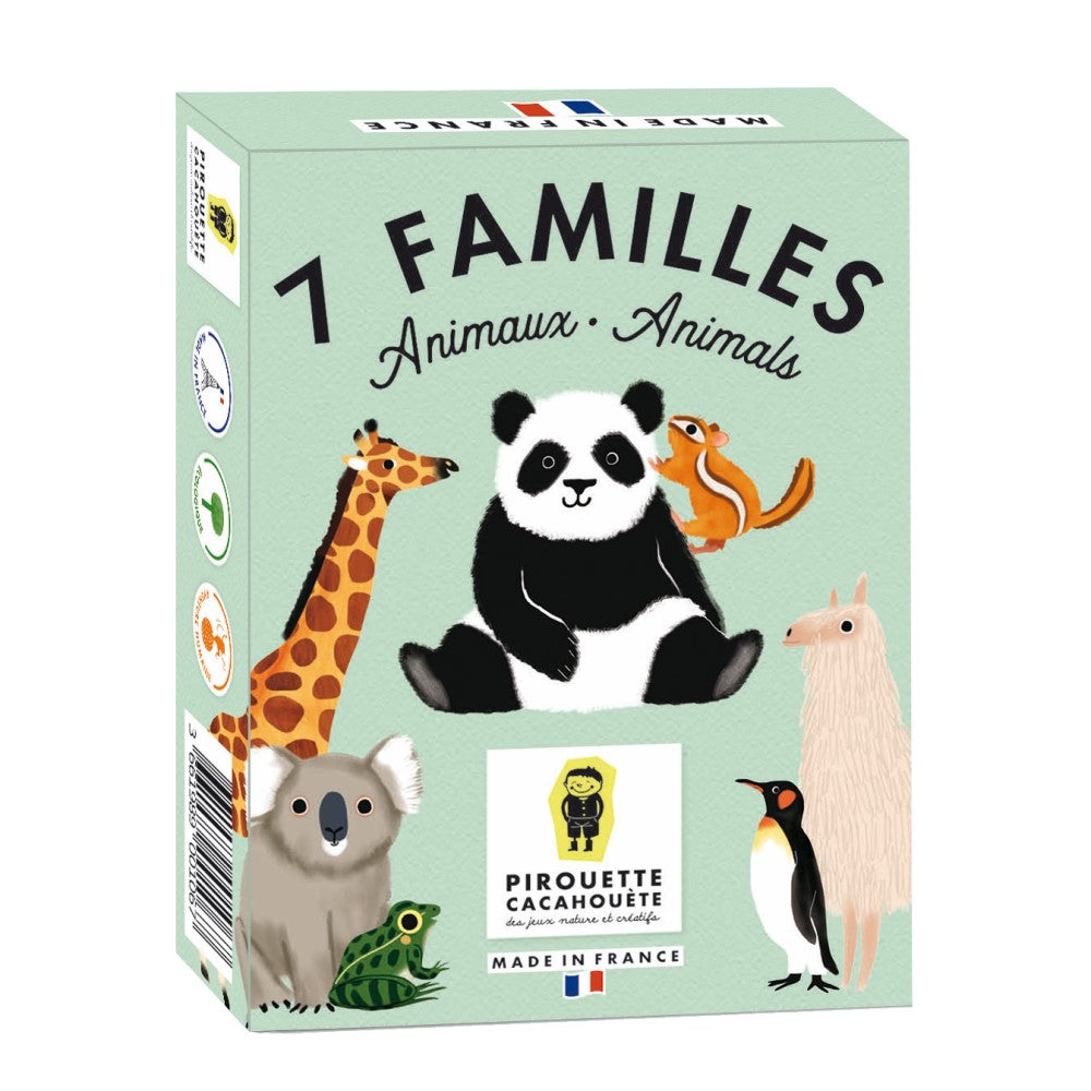 Kaartspel 7 Families dieren van de wereld 01