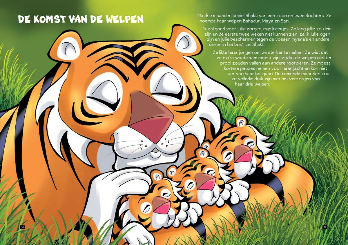 WWF boek de avonturen van Shakti pag 16-17 WWF-Webshop