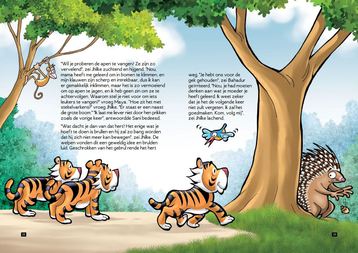 WWF boek de avonturen van Shakti pag 28-29 WWF-Webshop