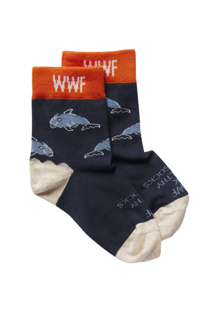 WWF x HSS kindersokken sok A 02 WWF-Webshop