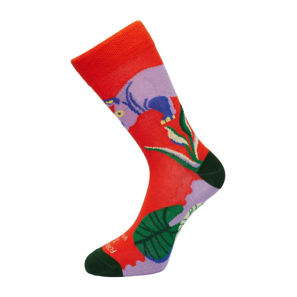 Forebel x WWF - sock by sock - Rhino - kindermaat