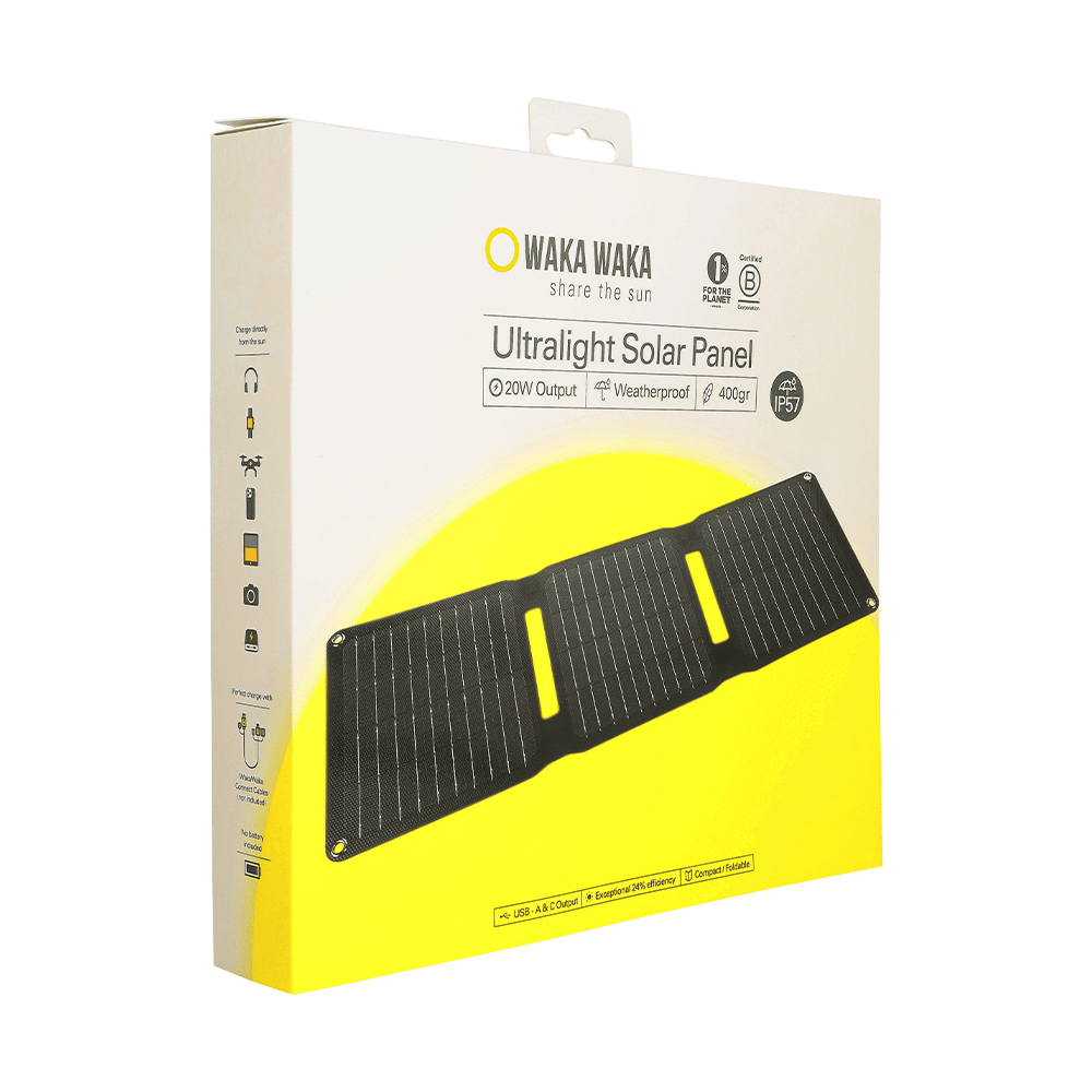 WakaWaka Solar 20 - Ultralicht zonnepaneel