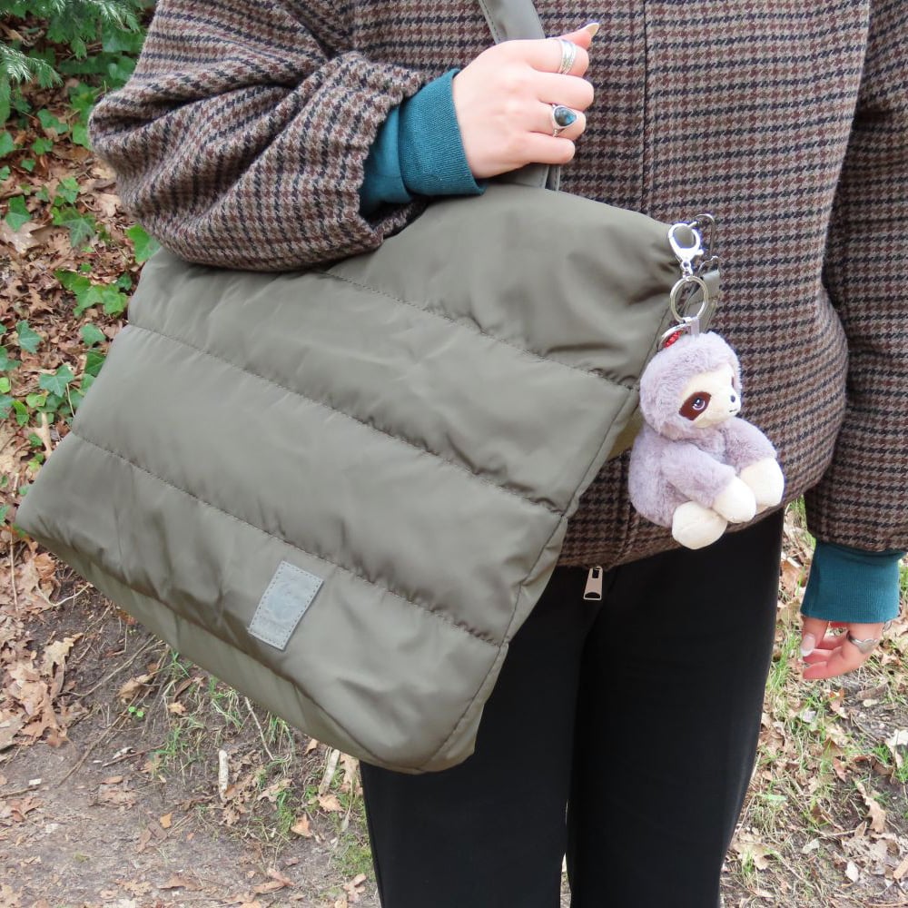 WWF-shopper met bag charm luiaard