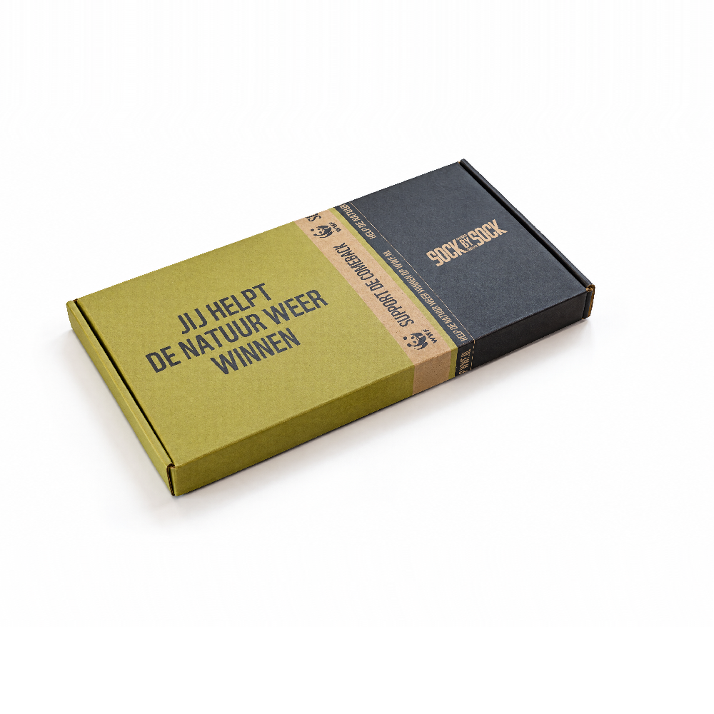 Giftbox met 4 paar zwarte sokken dieren 01