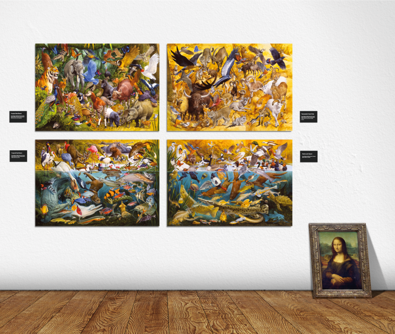 The Wildlife collection puzzels part 2 WWF-Webshop
