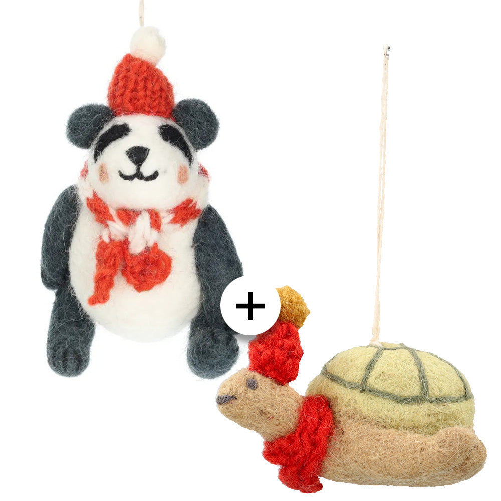 Voordeelbundel Zoë de zeeschildpad & Pascal de panda Dille & Kamille x WWF