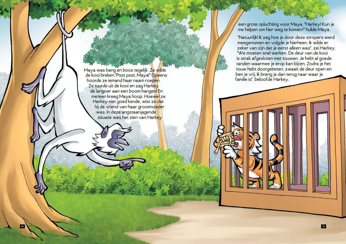 WWF boek de avonturen van Shakti pag 44-45 WWF-Webshop