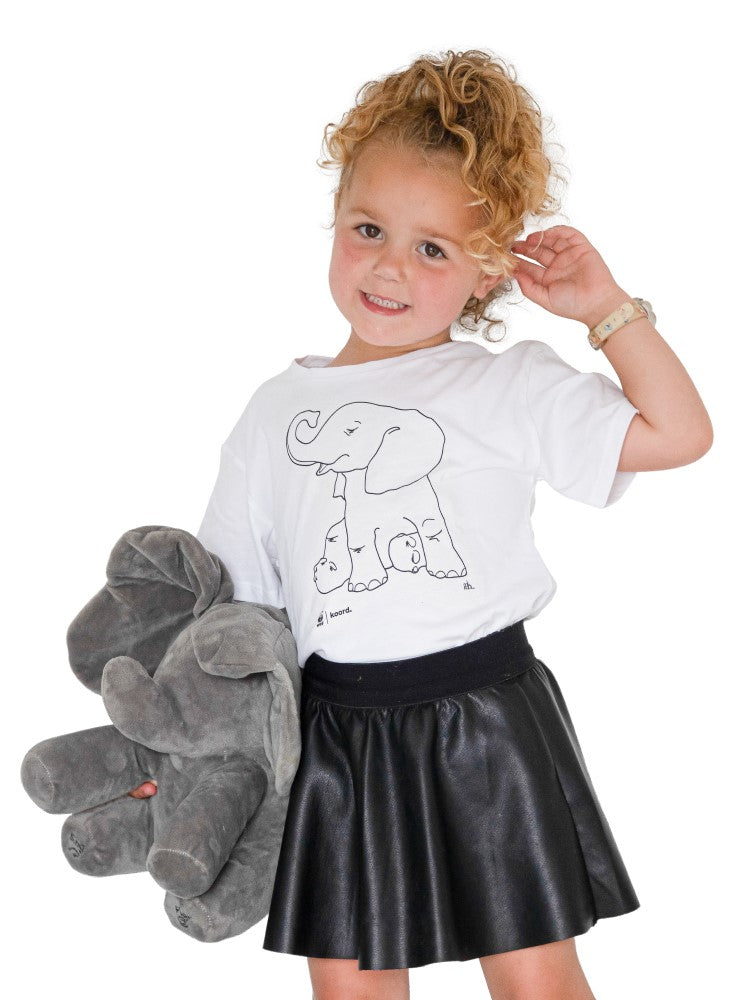 WWF kinder t-shirt olifantje model WWF-Webshop