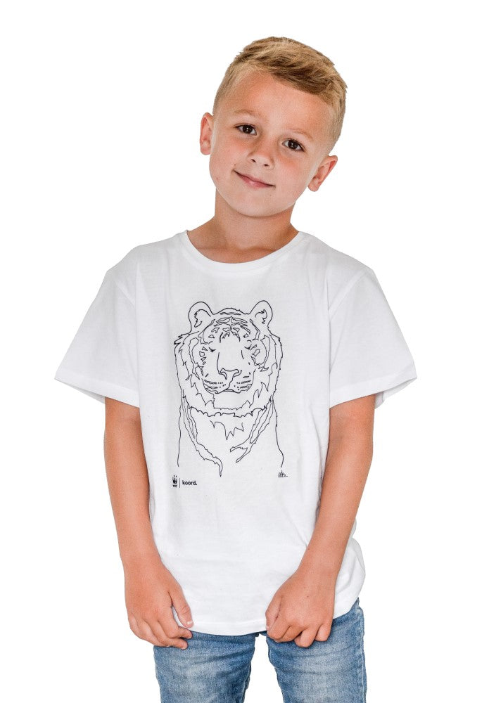 WWF kinder t-shirt tijger model WWF-Webshop