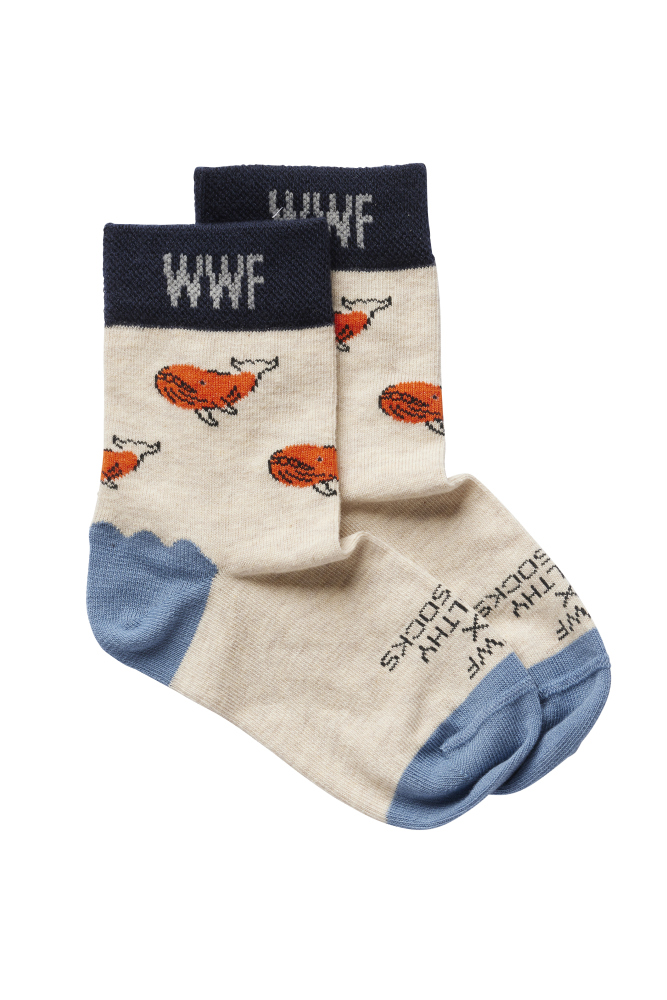 WWF x HSS kindersokken sok B 02 WWF-Webshop