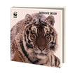 WWF kerstkaartenmapje - Dieren in de sneeuw - 10 vierkante kerstkaarten met envelop (2024)