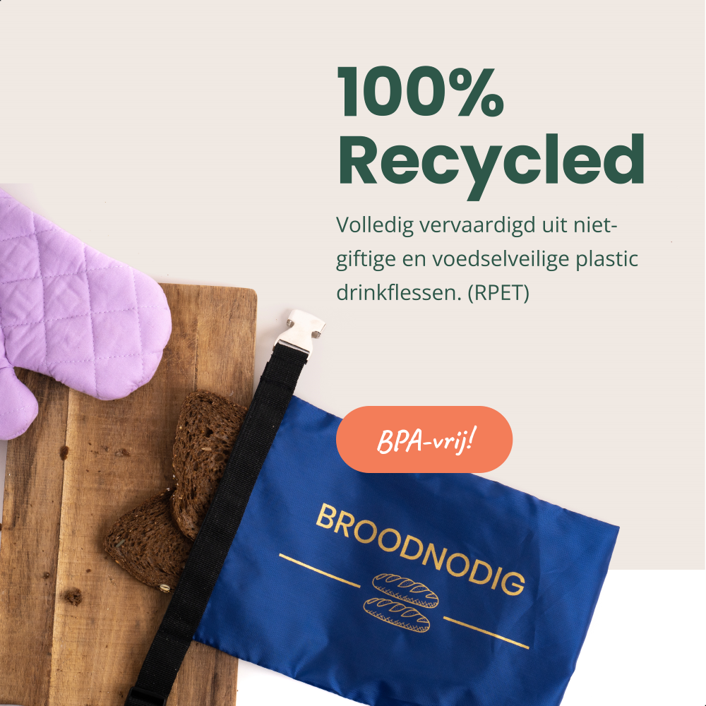 Broodnodig - Herbruikbare boterhamzak - Blauw