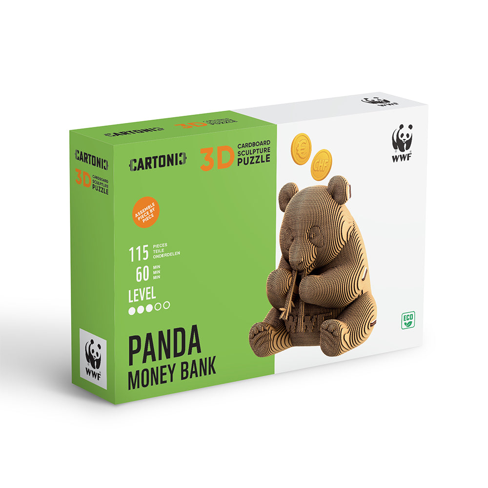 Cartonic 3D puzzel - Panda spaarpot