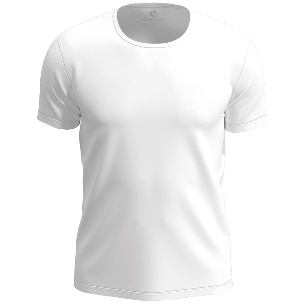 Circulair t-shirt - wit - unisex