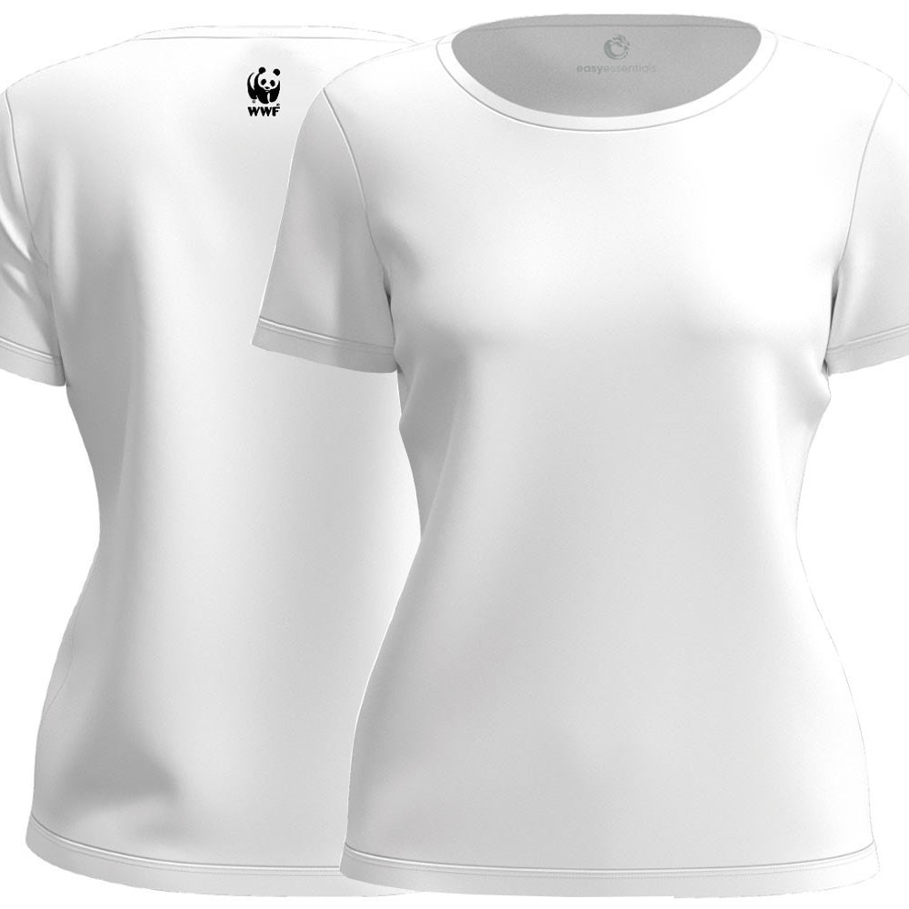 WWF circulair t-shirt dames voor achter WWF-Webshop