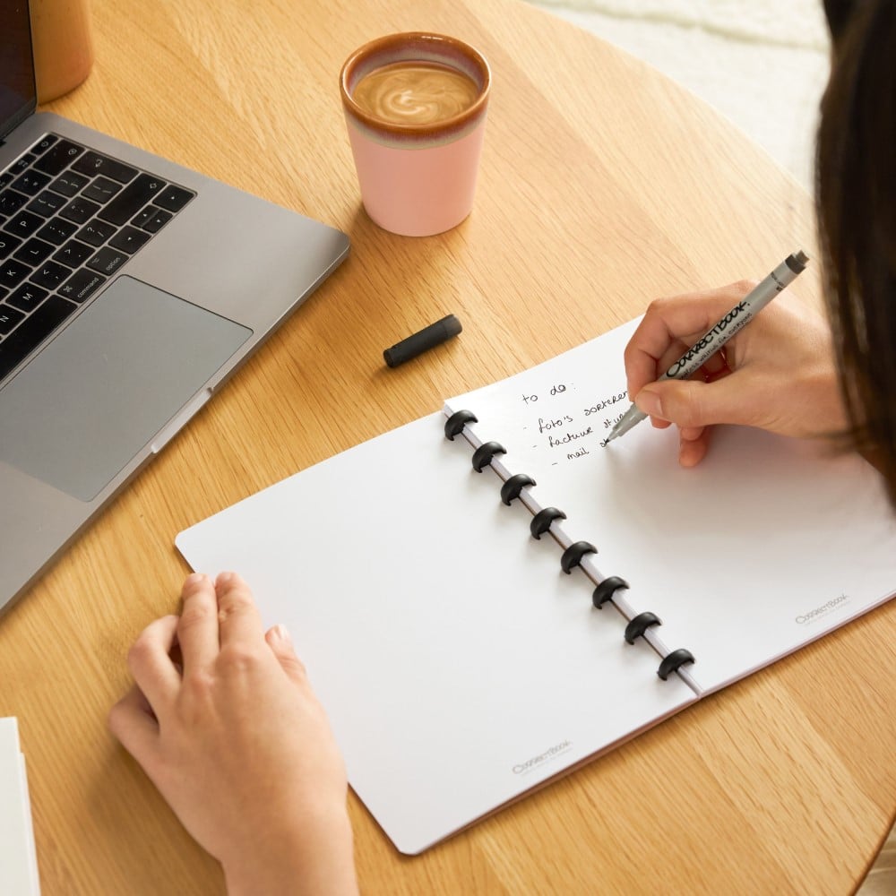 Correctbook uitwisbaar notitieboek - A5 – Brave Zebra