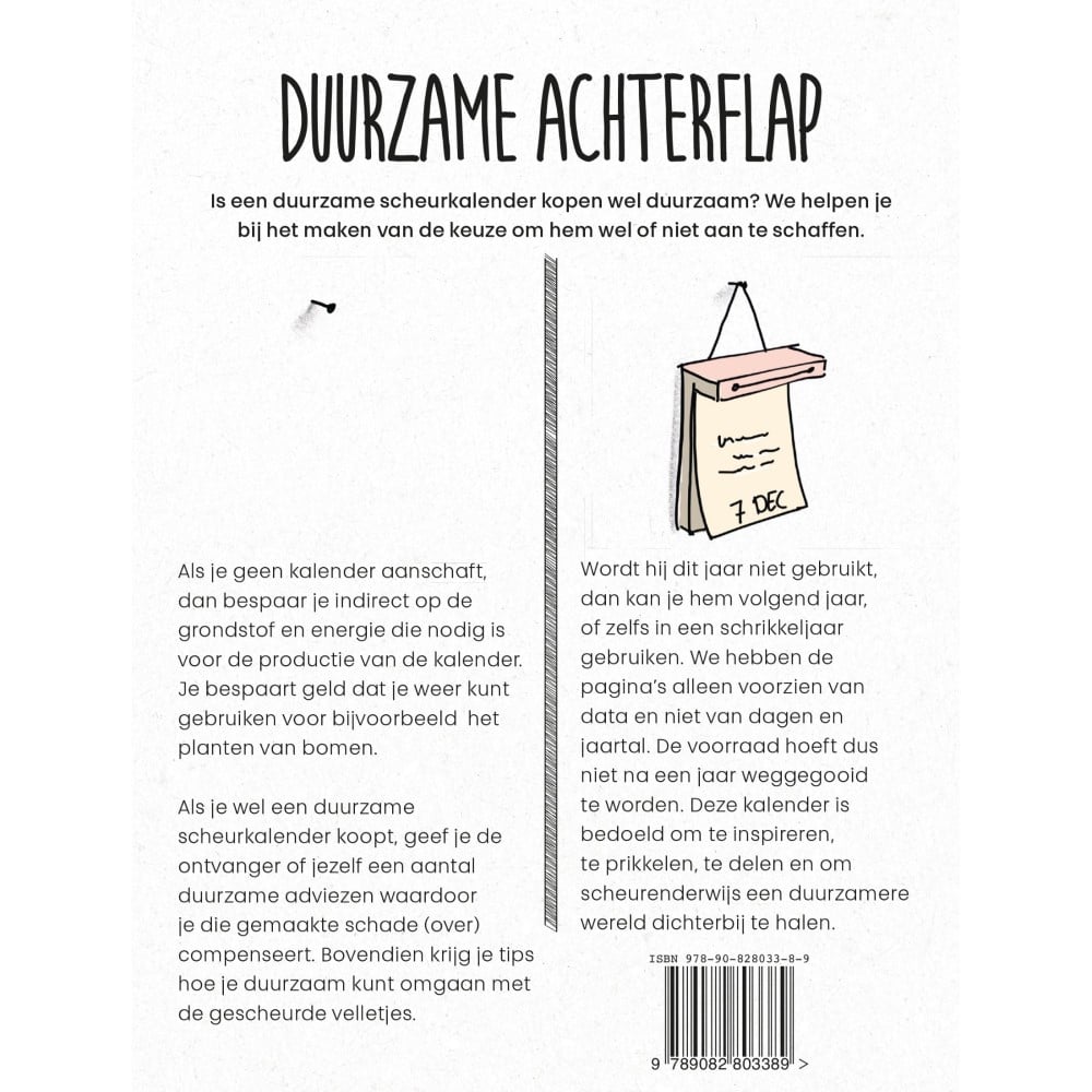 Dé Duurzame Scheurkalender