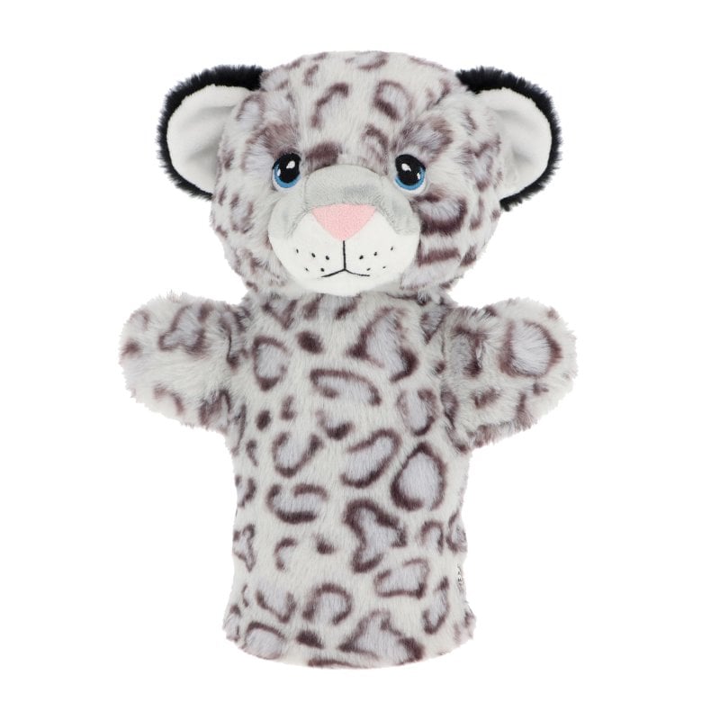 Handpop Sneeuwluipaard (27 cm)