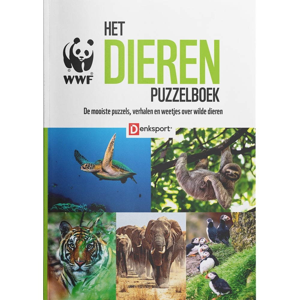 Het WWF Dieren puzzelboek