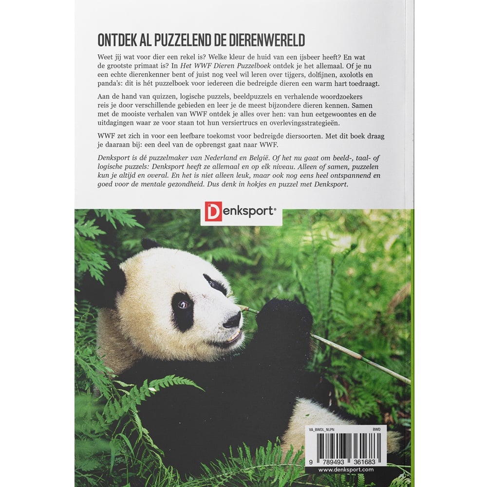 Het WWF Dieren puzzelboek