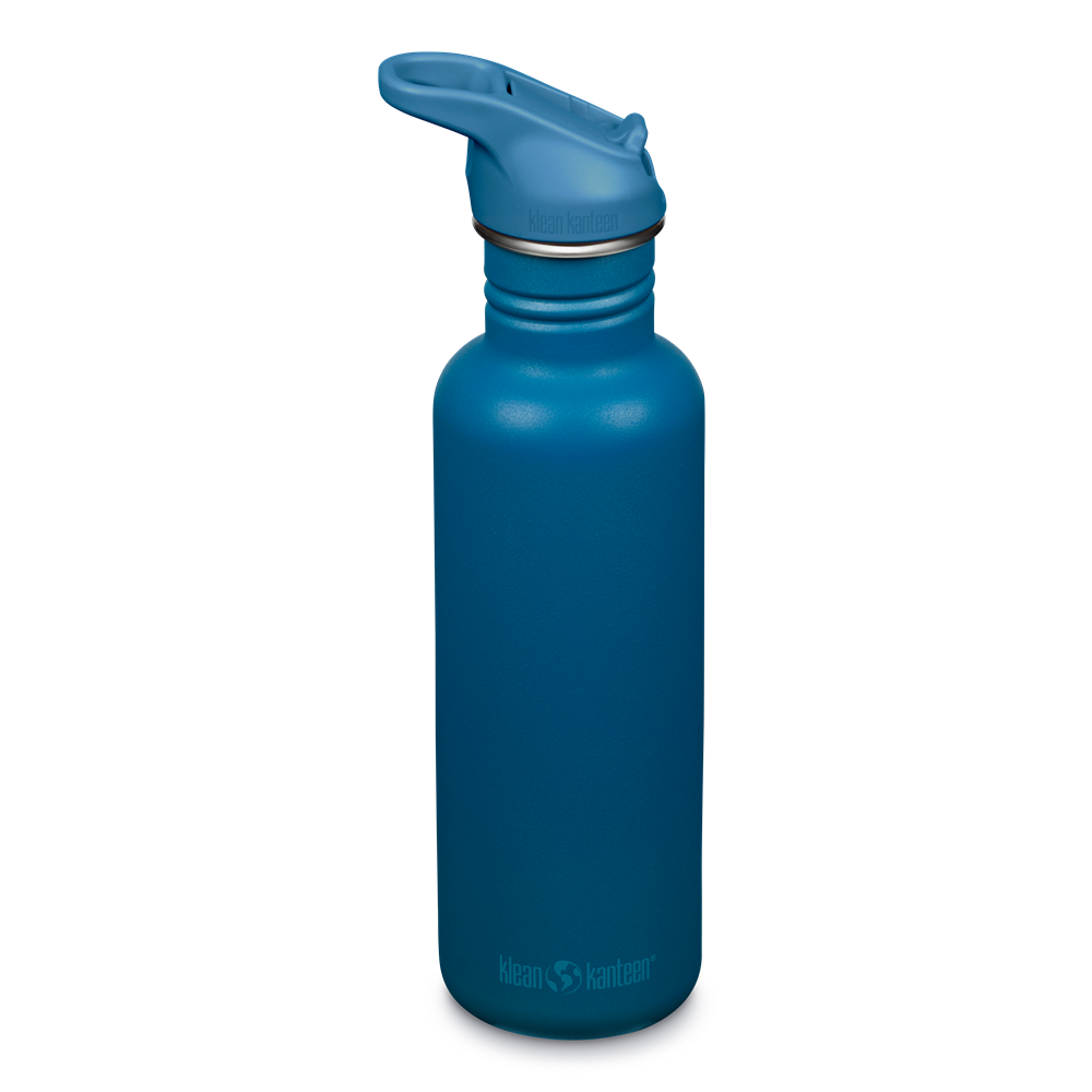 Klean Kanteen Classic Drinkfles - 800 ml met flip/sportdop - corsair