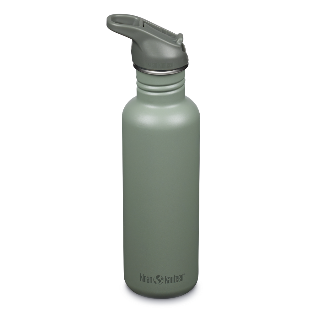 Klean Kanteen Classic Drinkfles - 800 ml met flip/sportdop - sea spray