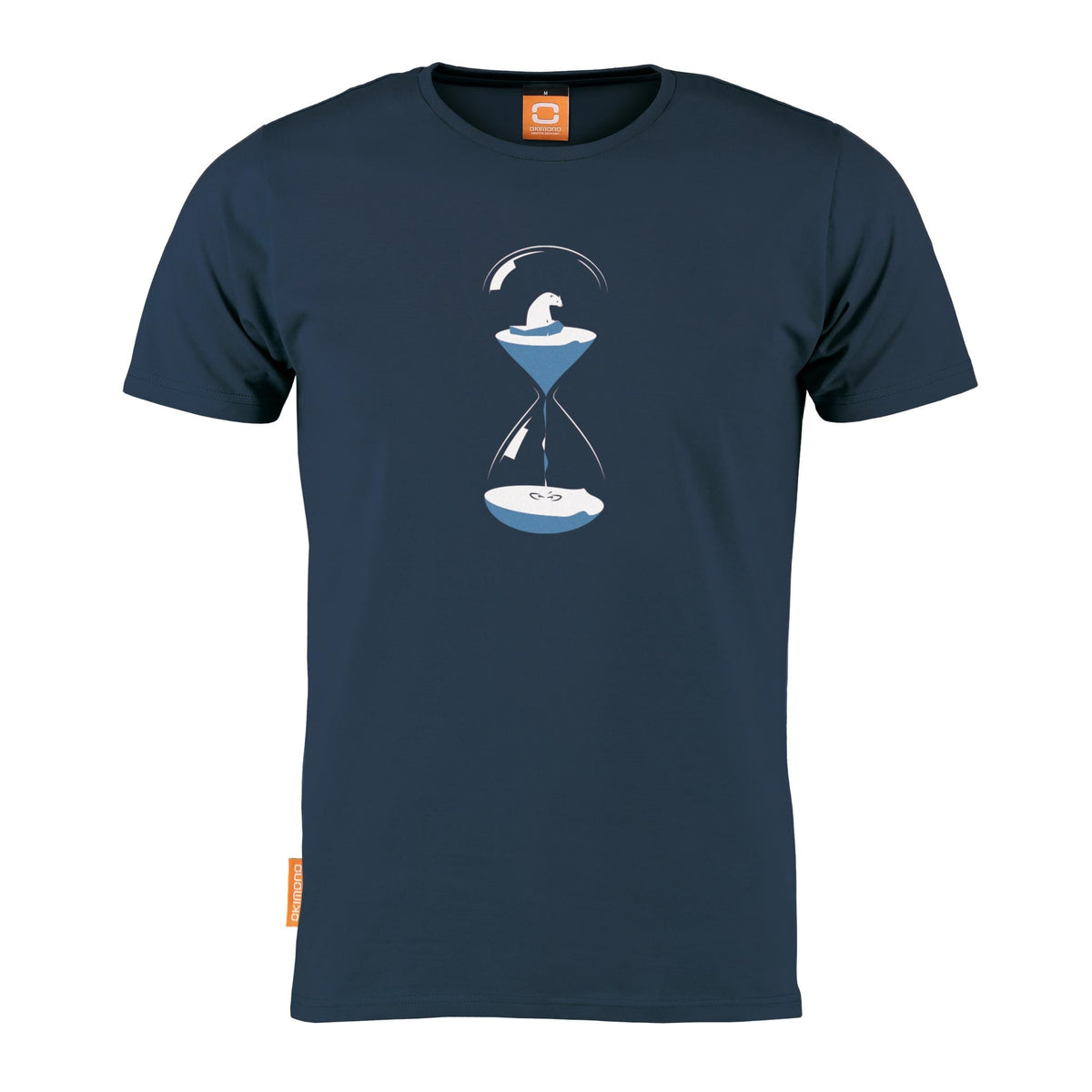 Okimono x WWF - No Time To Waste - donkerblauw - heren - ronde hals