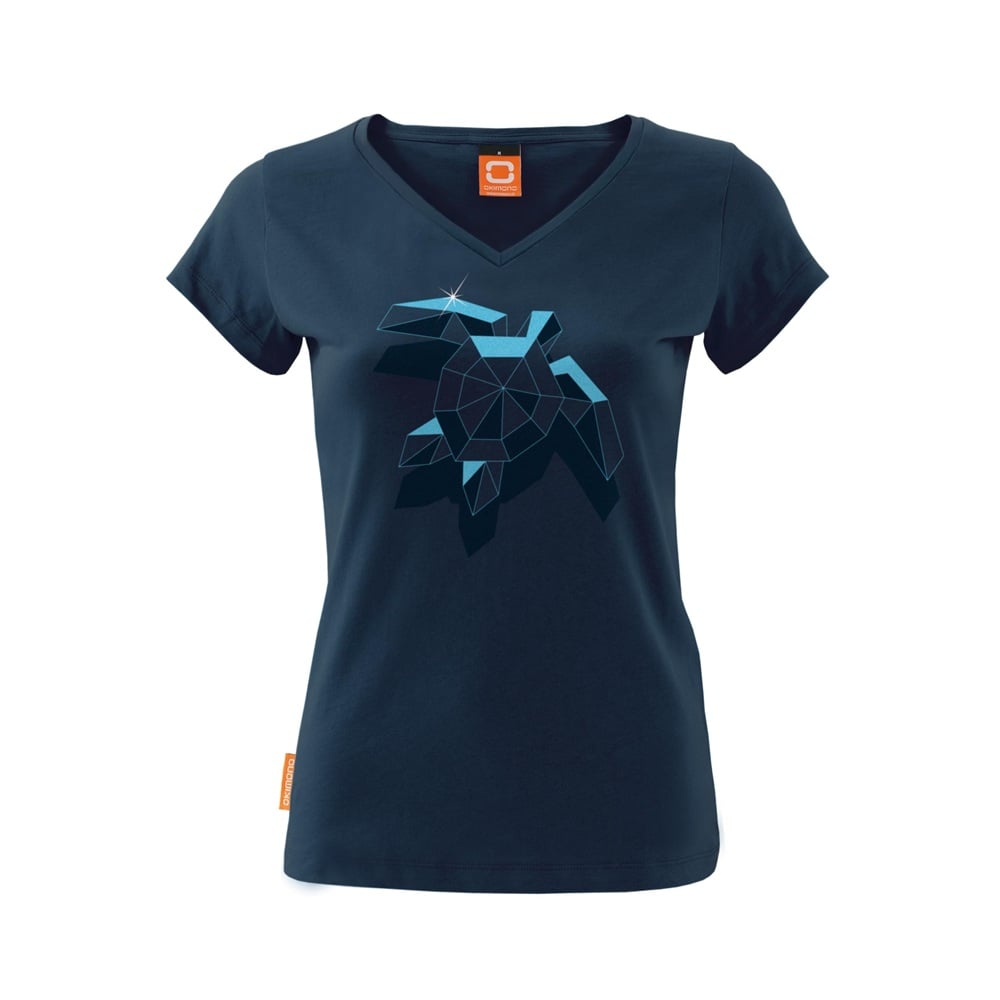Okimono x WWF - Precious Sea Life - donkerblauw - dames - V-hals
