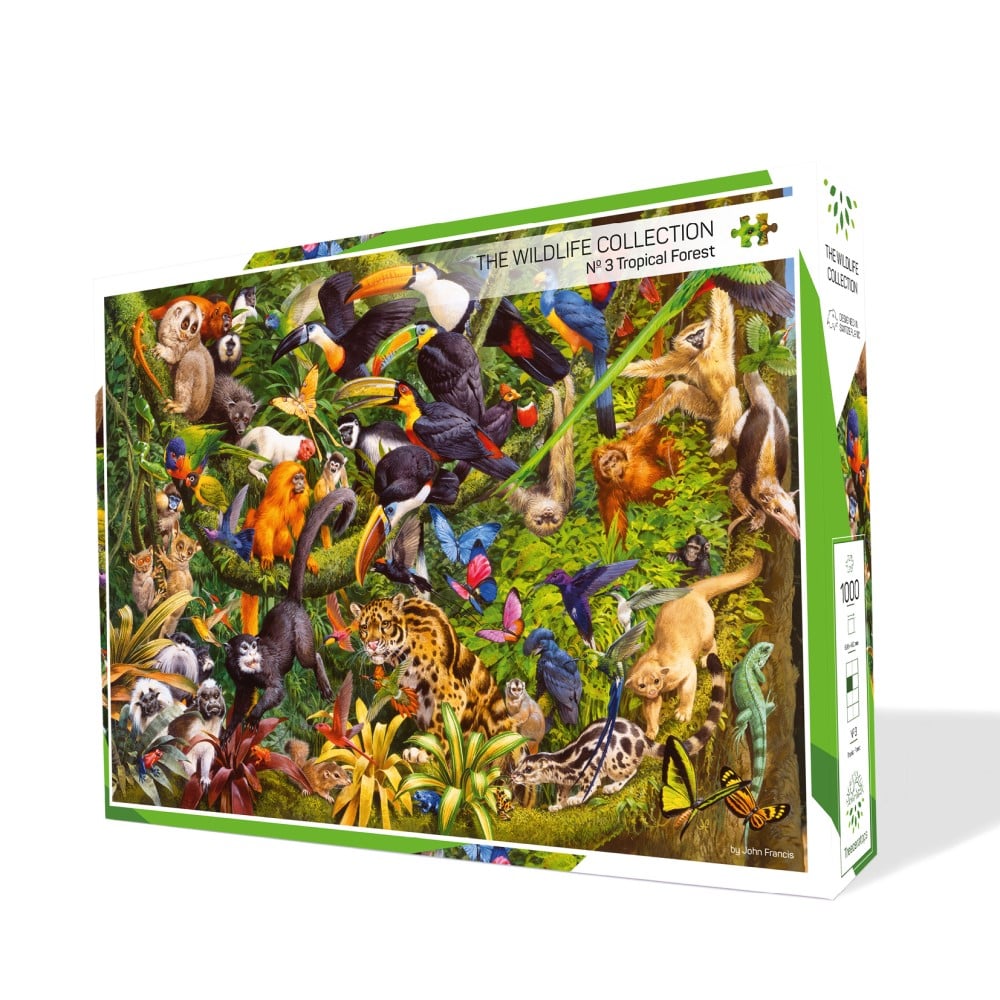 The Wildlife Collection – Puzzel Nr. 3 - Tropical Forest - 1000 stukjes
