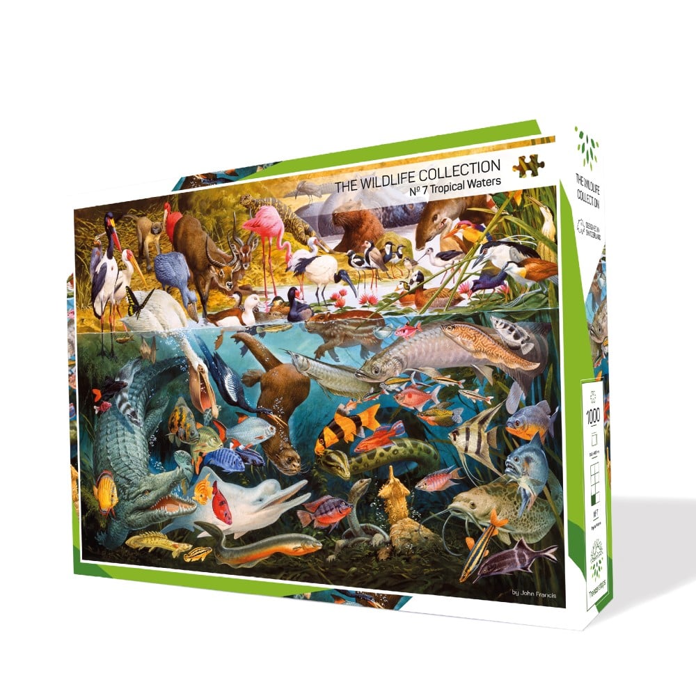 The Wildlife Collection – Puzzel Nr. 7 - Tropical Waters - 1000 stukjes