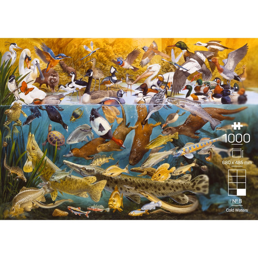 The Wildlife Collection – Puzzel Nr. 8 - Cold Waters - 1000 stukjes