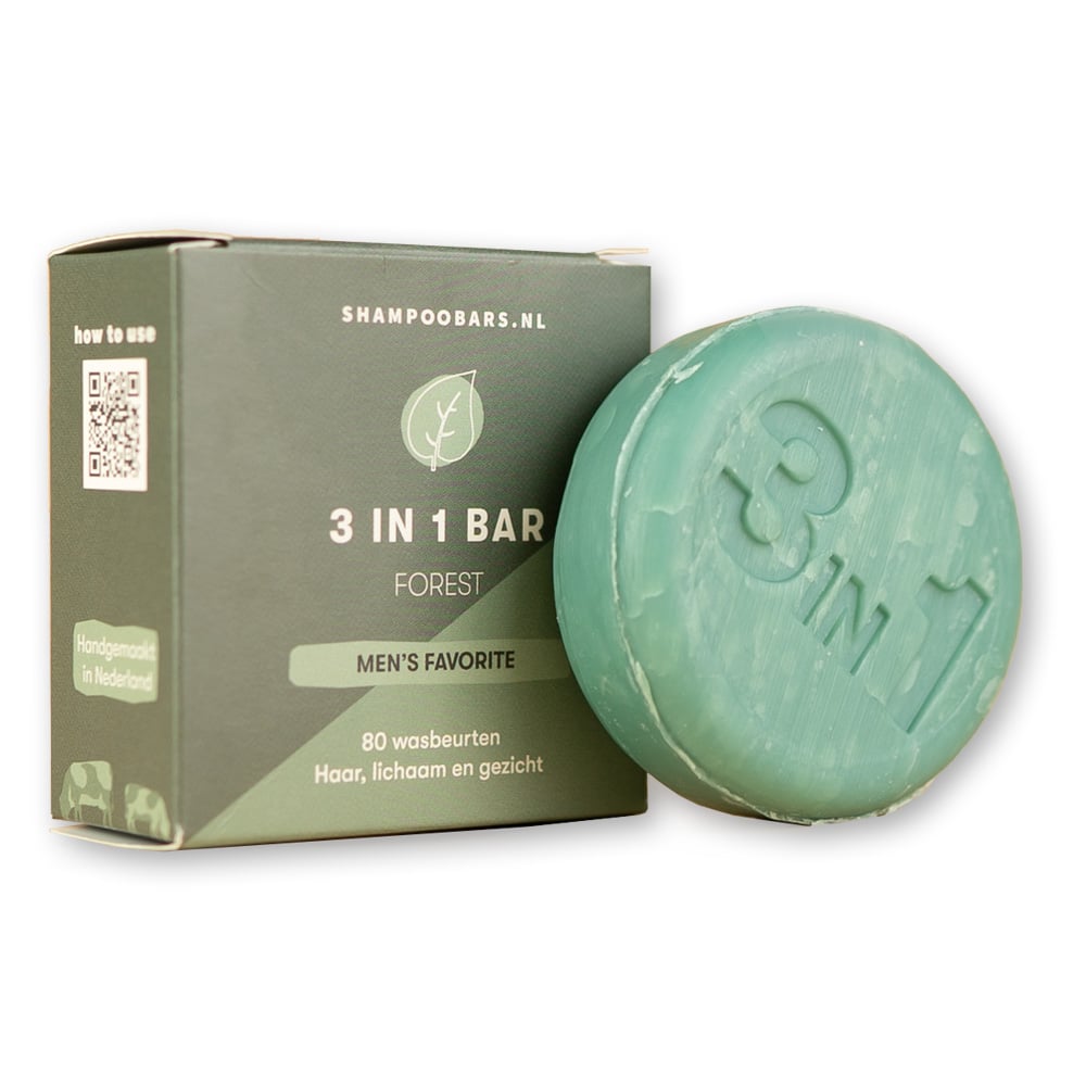 Shampoobars - 3-in-1 Bar Forest - Men's favorite