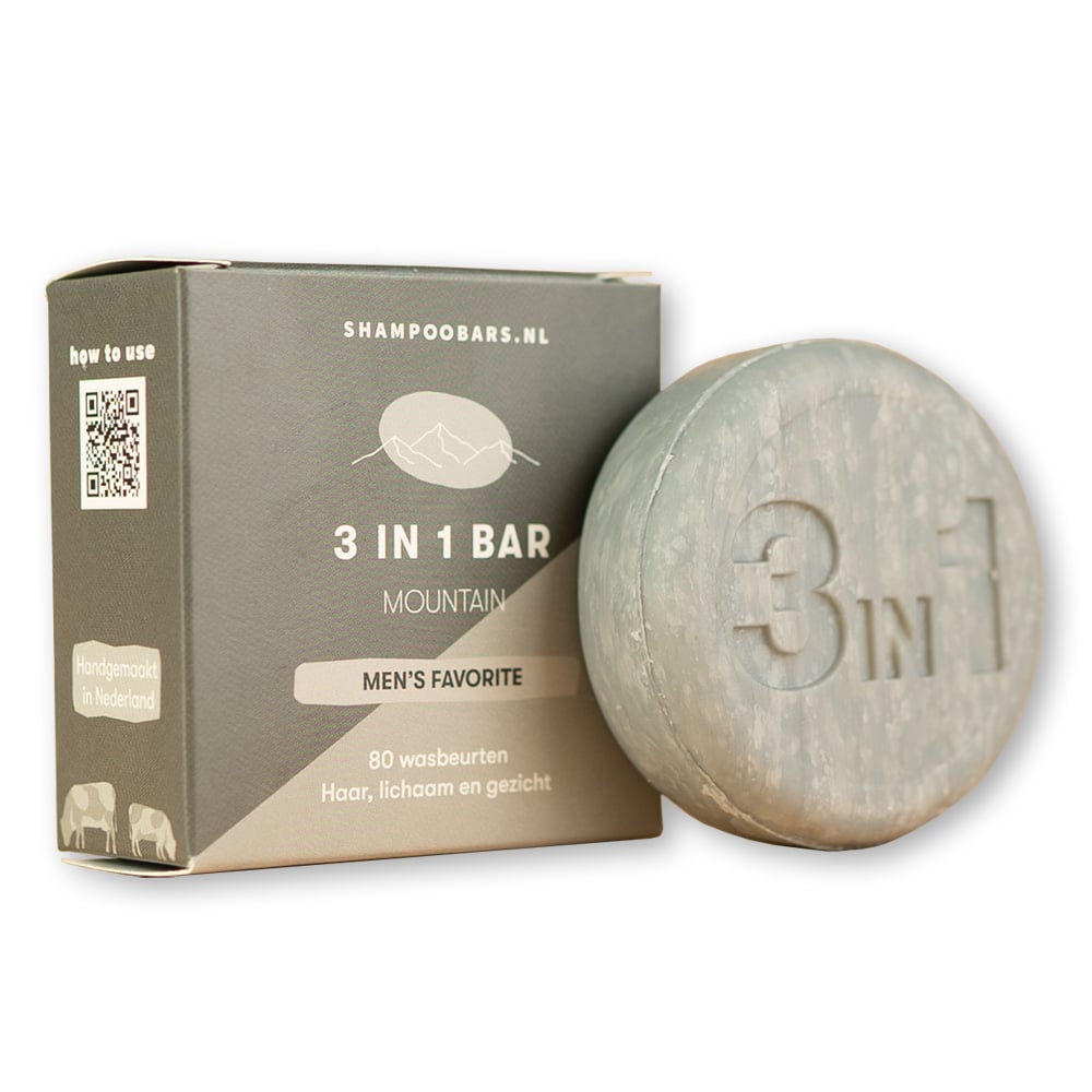 Shampoobars - 3-in-1 Bar Mountain - Men's favorite