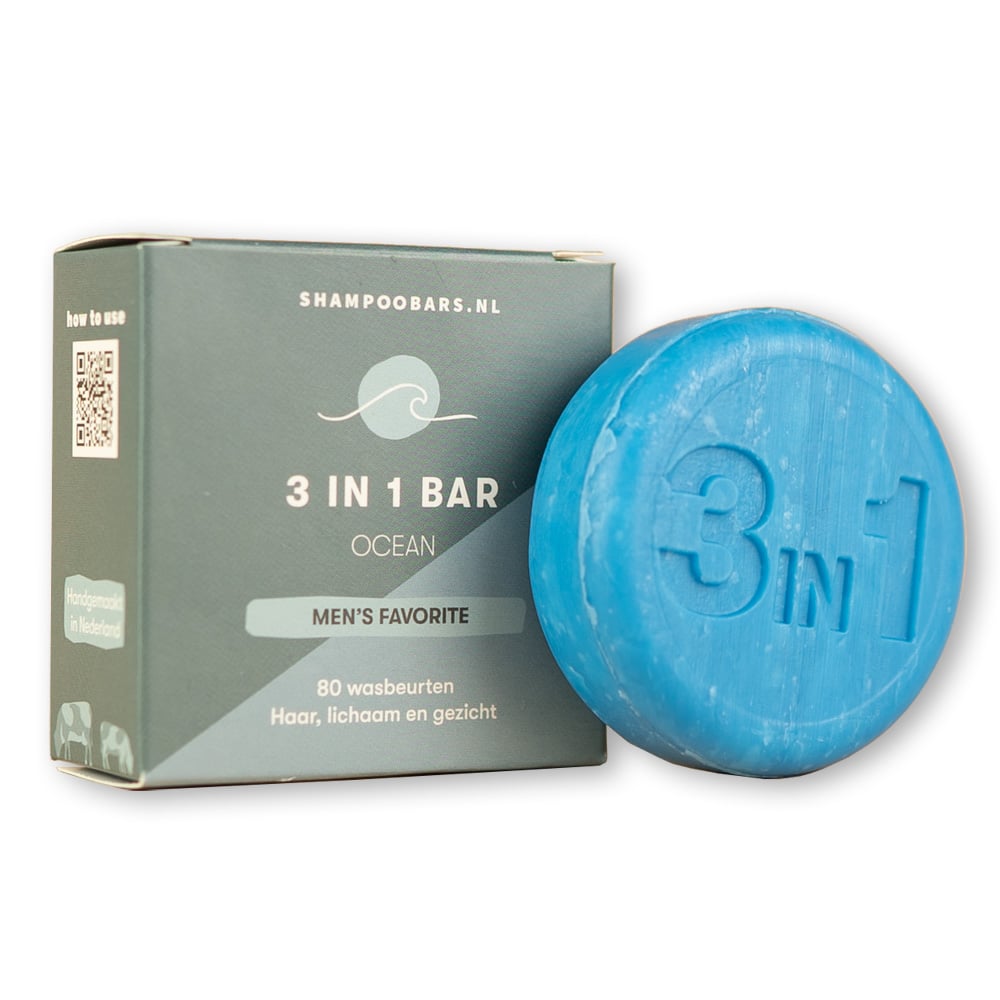 Shampoobars - 3-in-1 Bar Ocean - Men's favorite