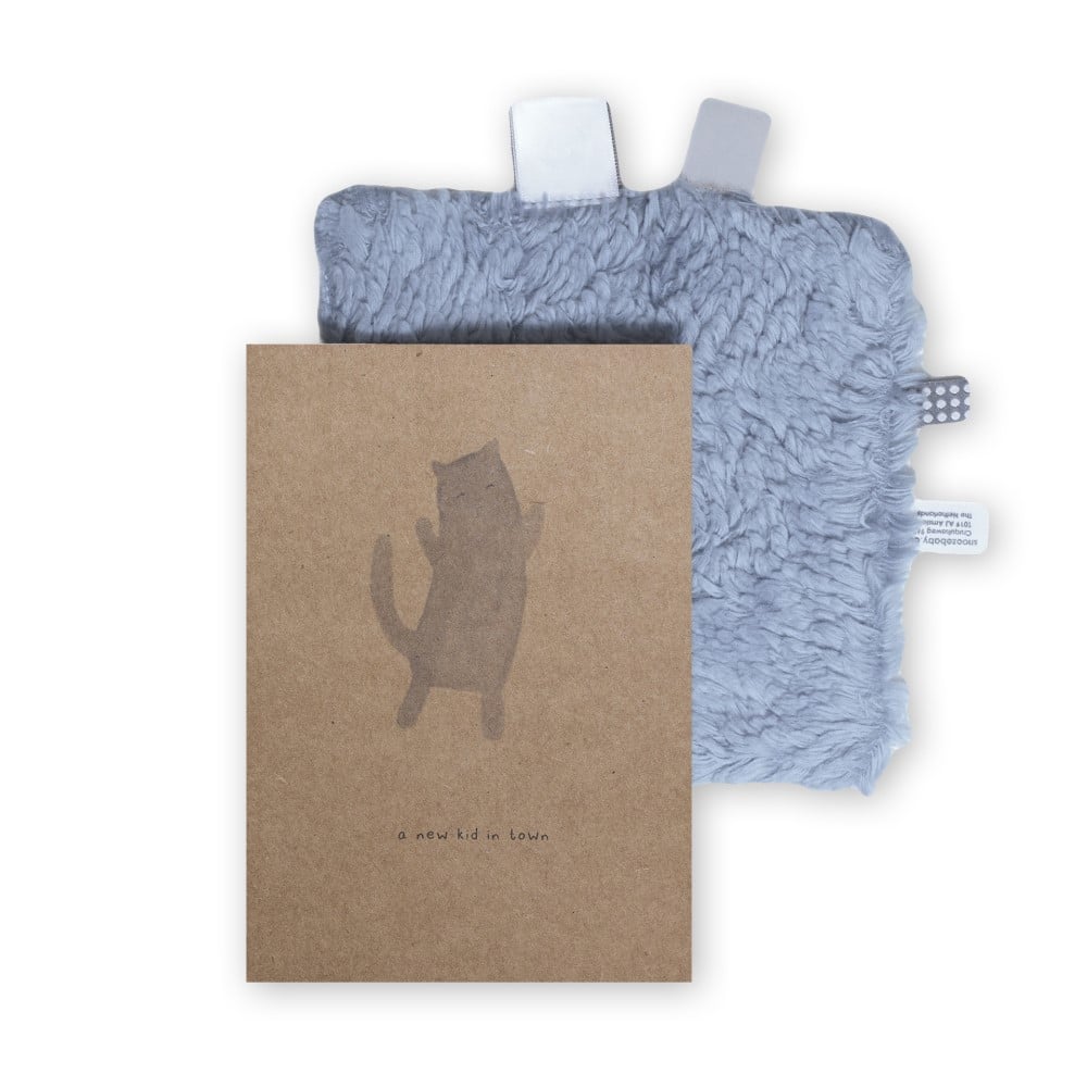 Snoozebaby - Geboortekaart Cadeauset - A New Kid In Town - Fresh Blue