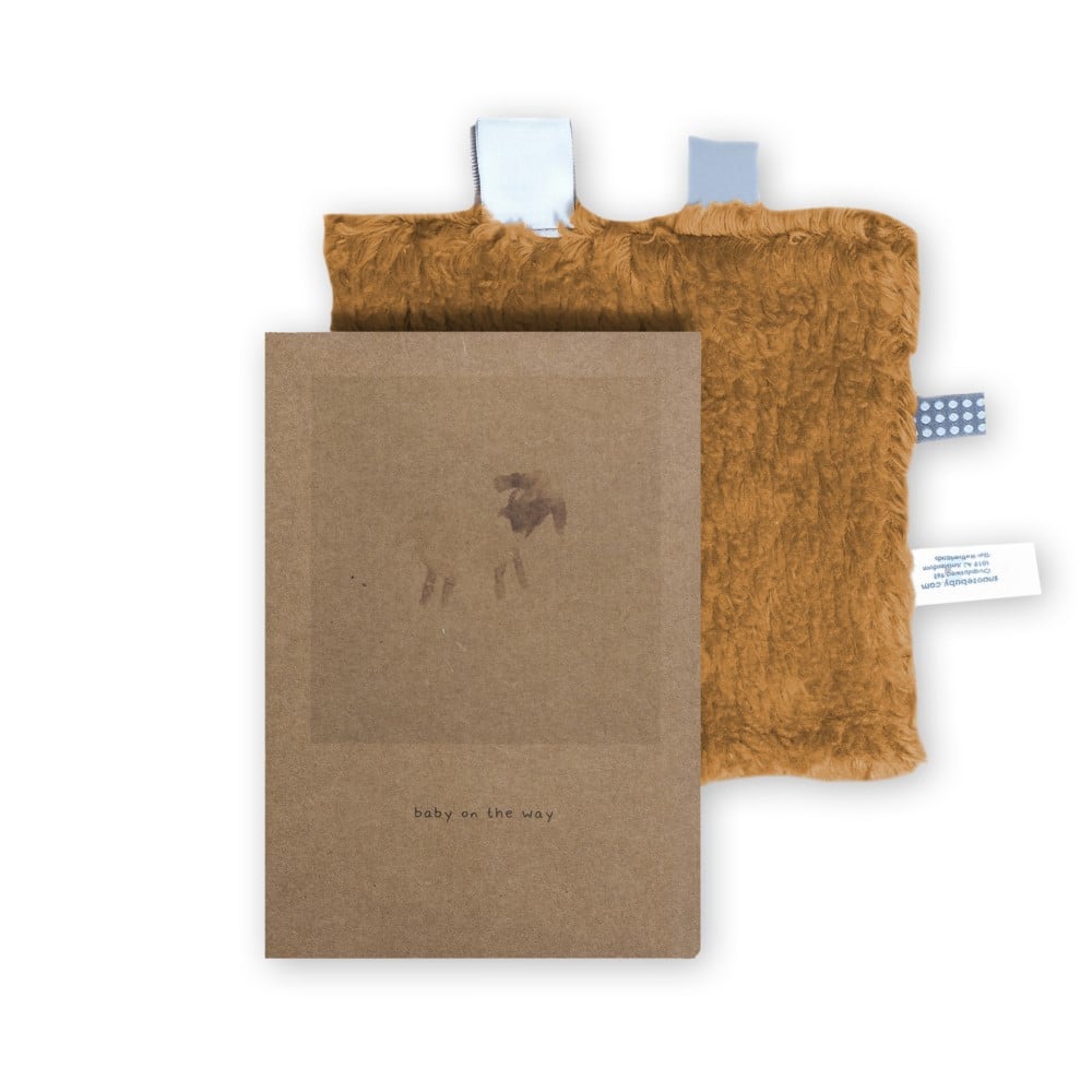 Snoozebaby - Geboortekaart Cadeauset - Baby On The Way - Toffee