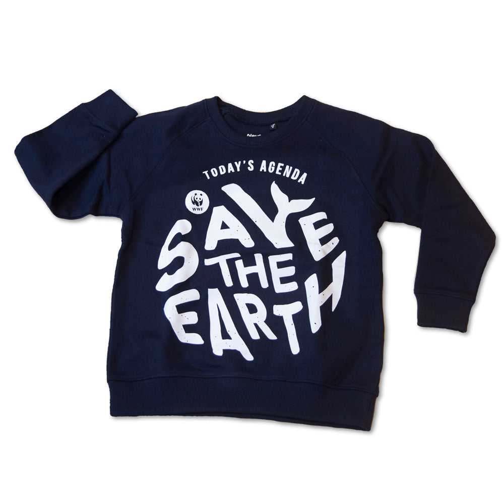 Sweater WWF Rangers - Save the Earth - Blauw