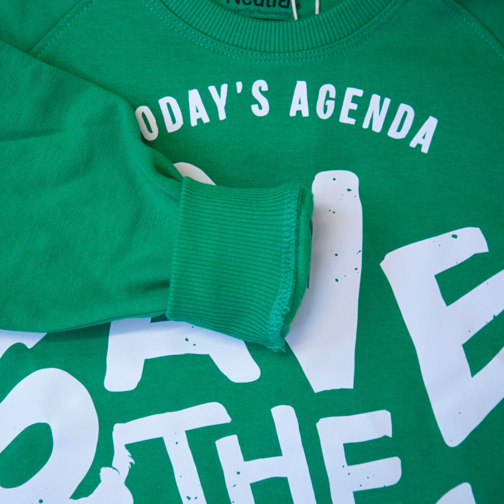 Sweater WWF Rangers - Save the Earth - Groen