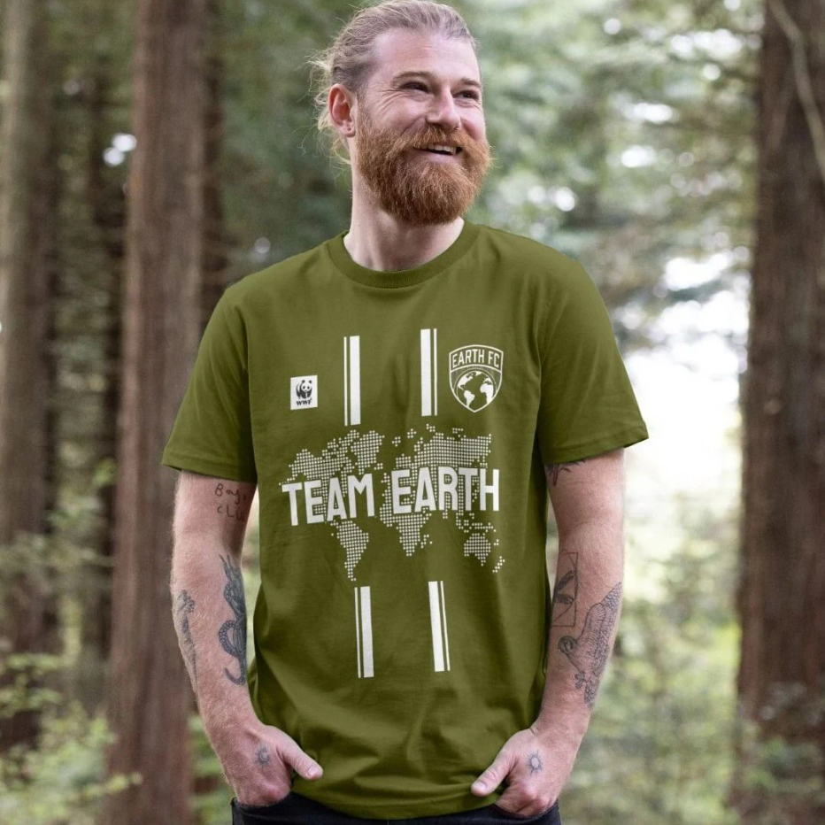 Team Earth unisex voetbalshirt