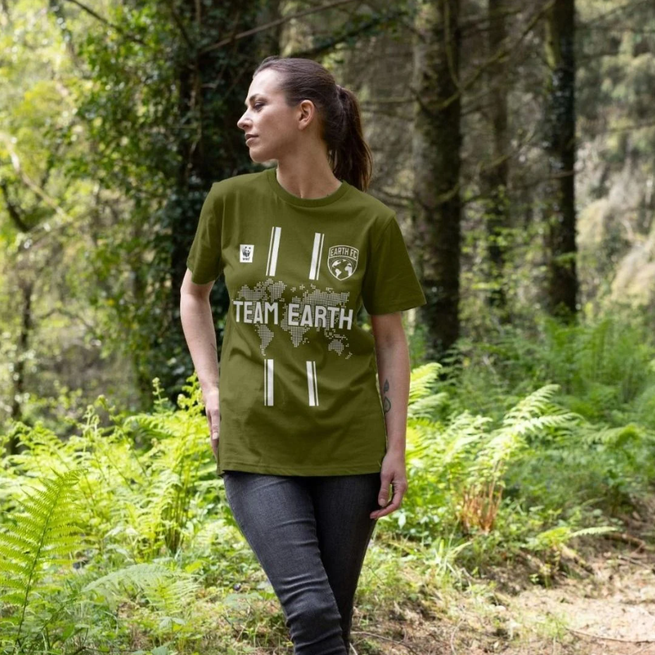 Team Earth unisex voetbalshirt