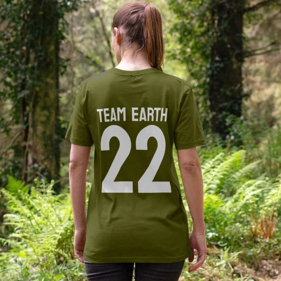 Team Earth unisex voetbalshirt