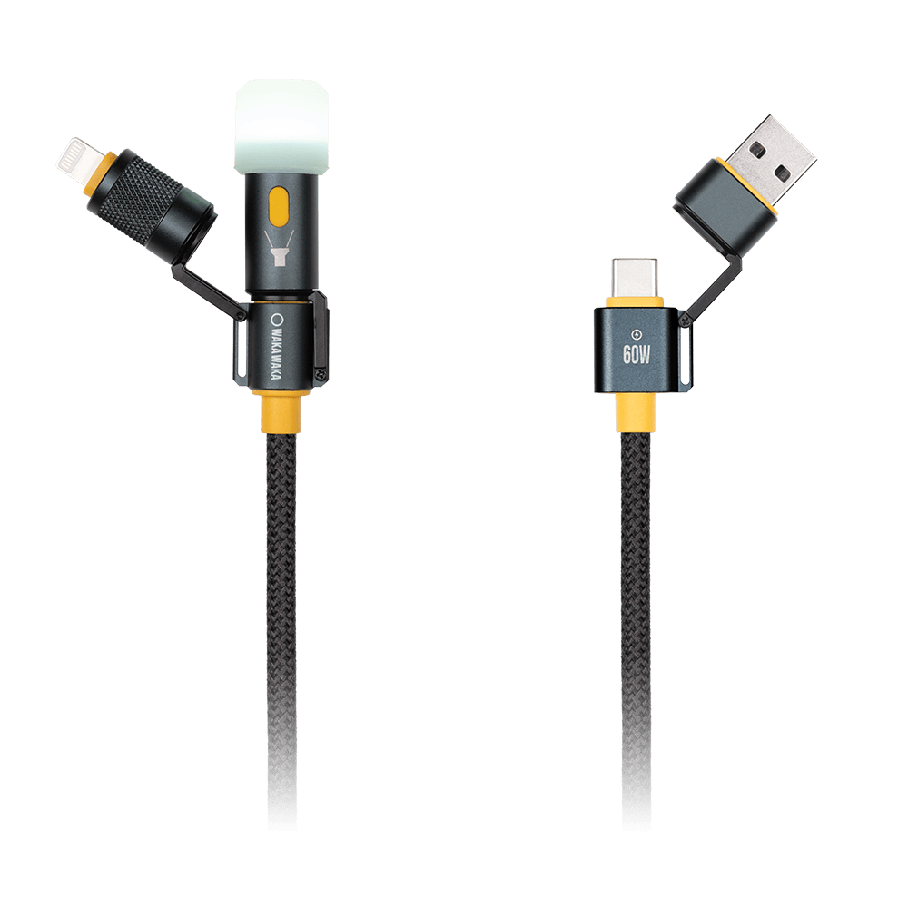 WakaWaka Connect - Multiplug USB kabel