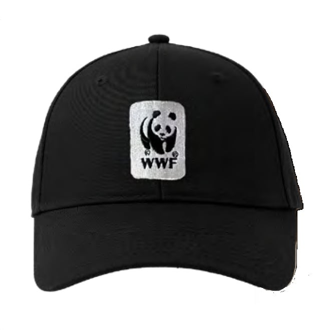 WWF-pandalogo pet - Zwart