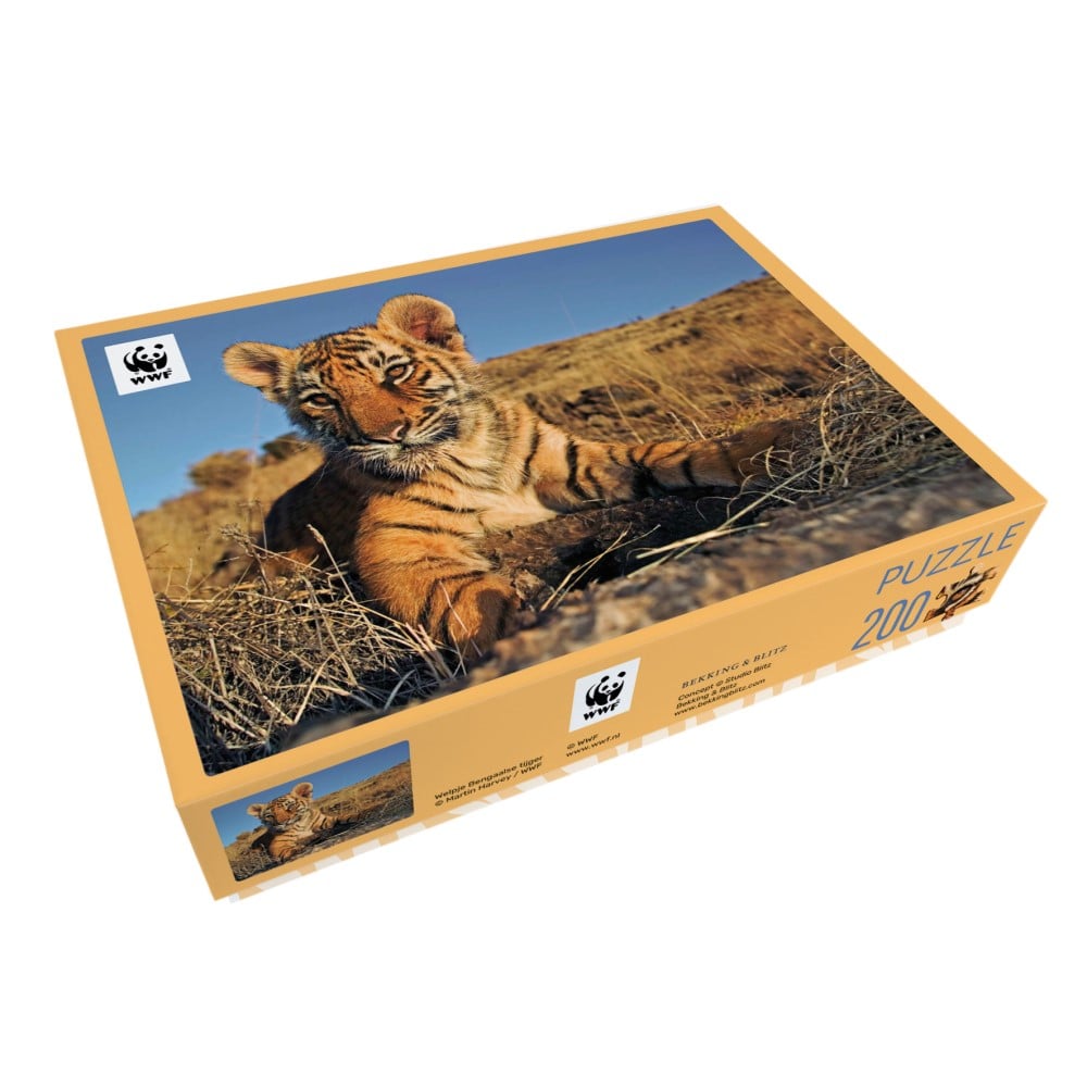 WWF puzzel - Tijgerwelp - 200 stukjes