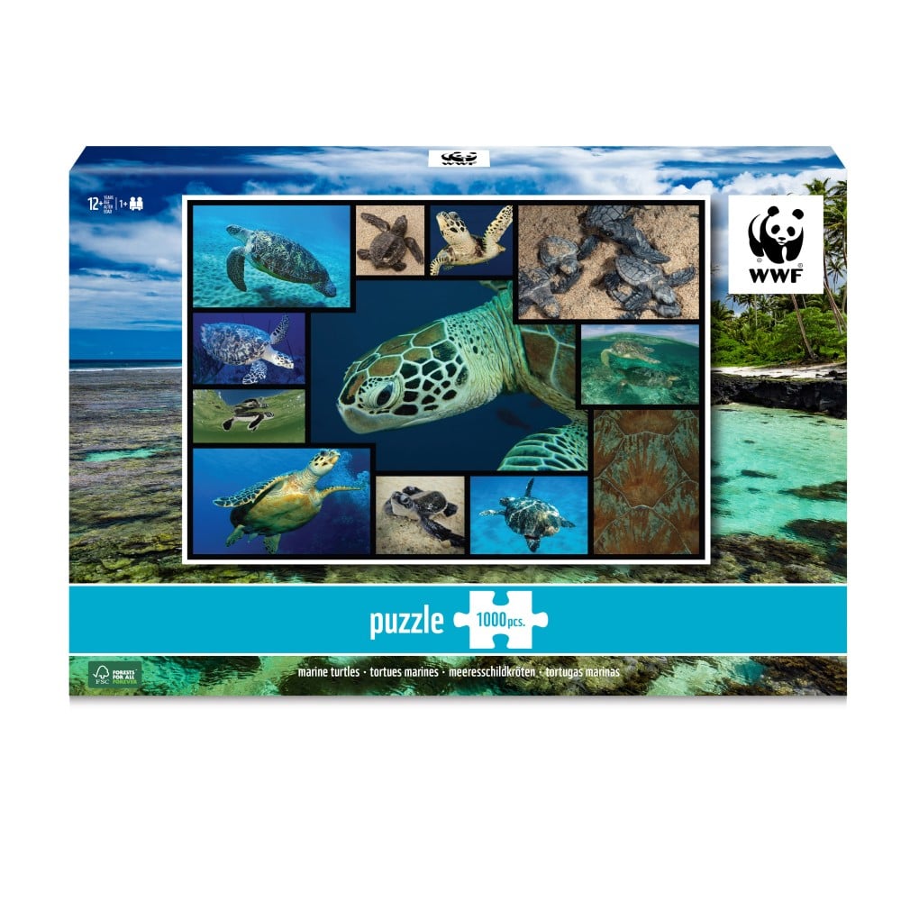 WWF puzzel - zeeschildpad - 1000 stukjes