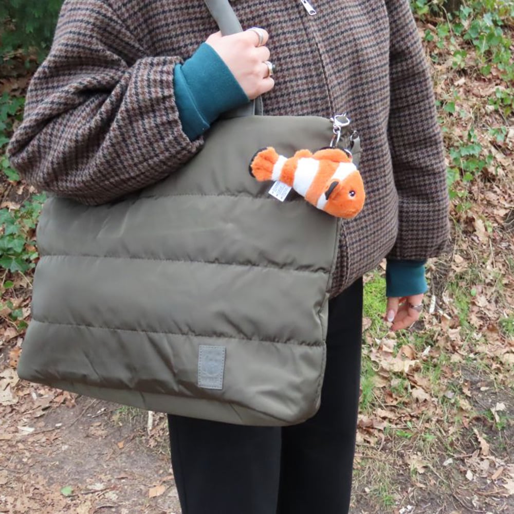 WWF-shopper met bag charm clownvis