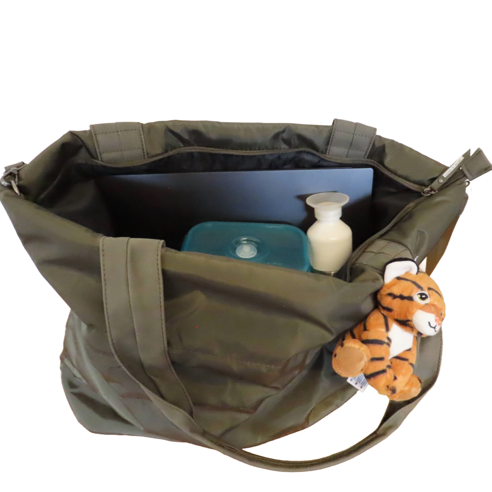WWF-shopper met bag charm tijger