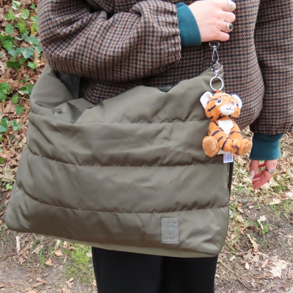 WWF-shopper met bag charm tijger
