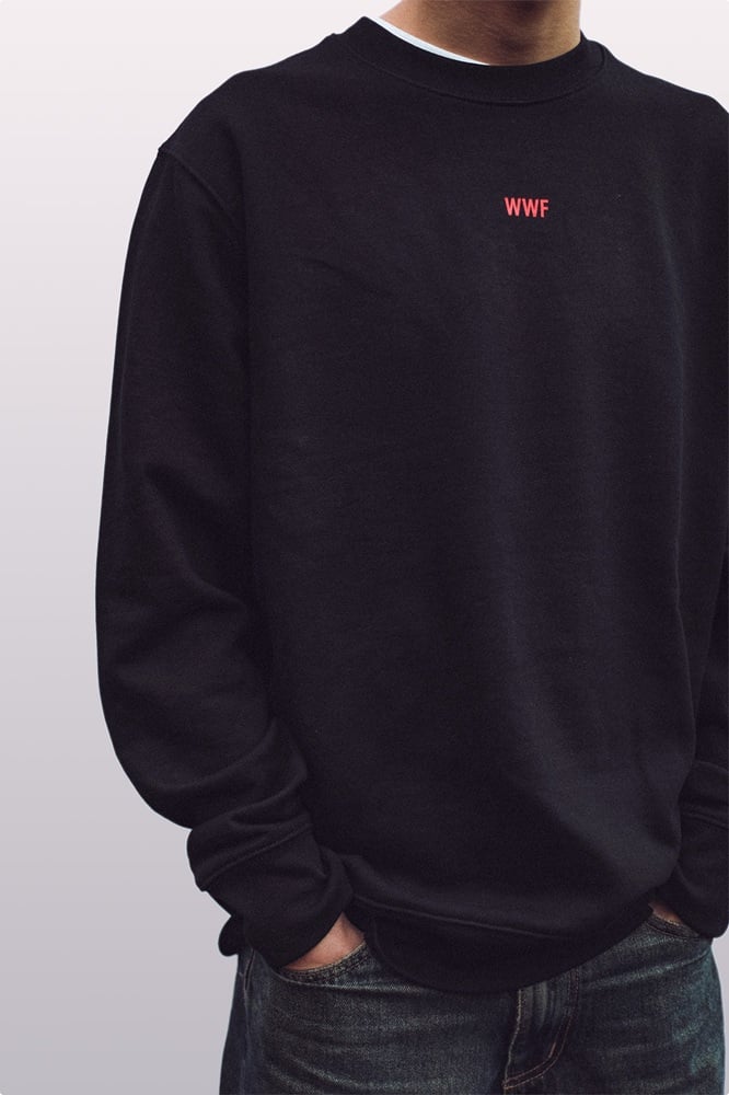 WWF unisex sweater - Stay Wild - Black