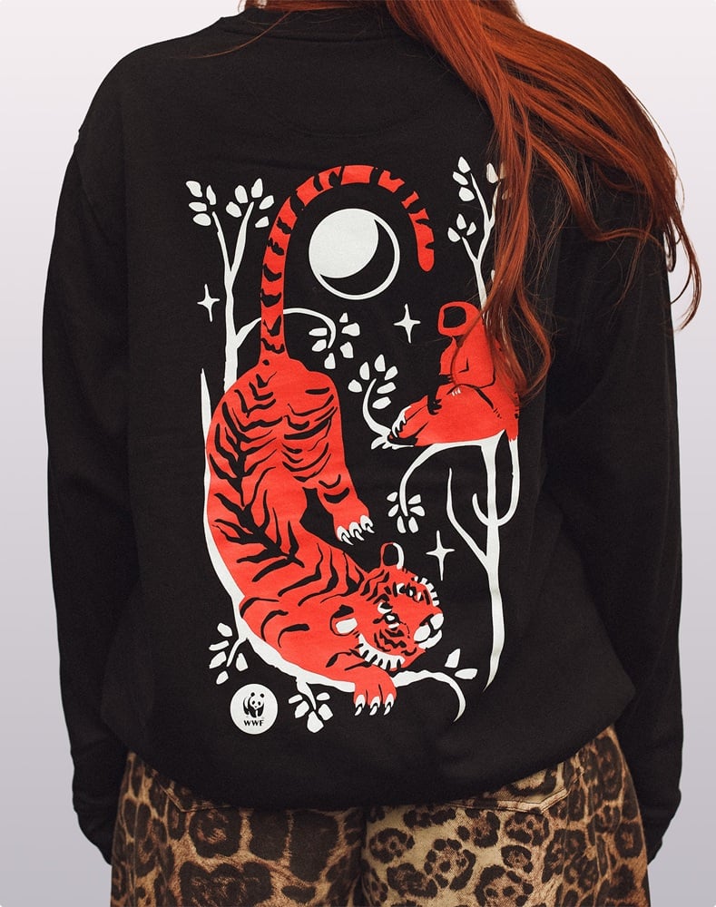 WWF unisex sweater - Stay Wild - Black